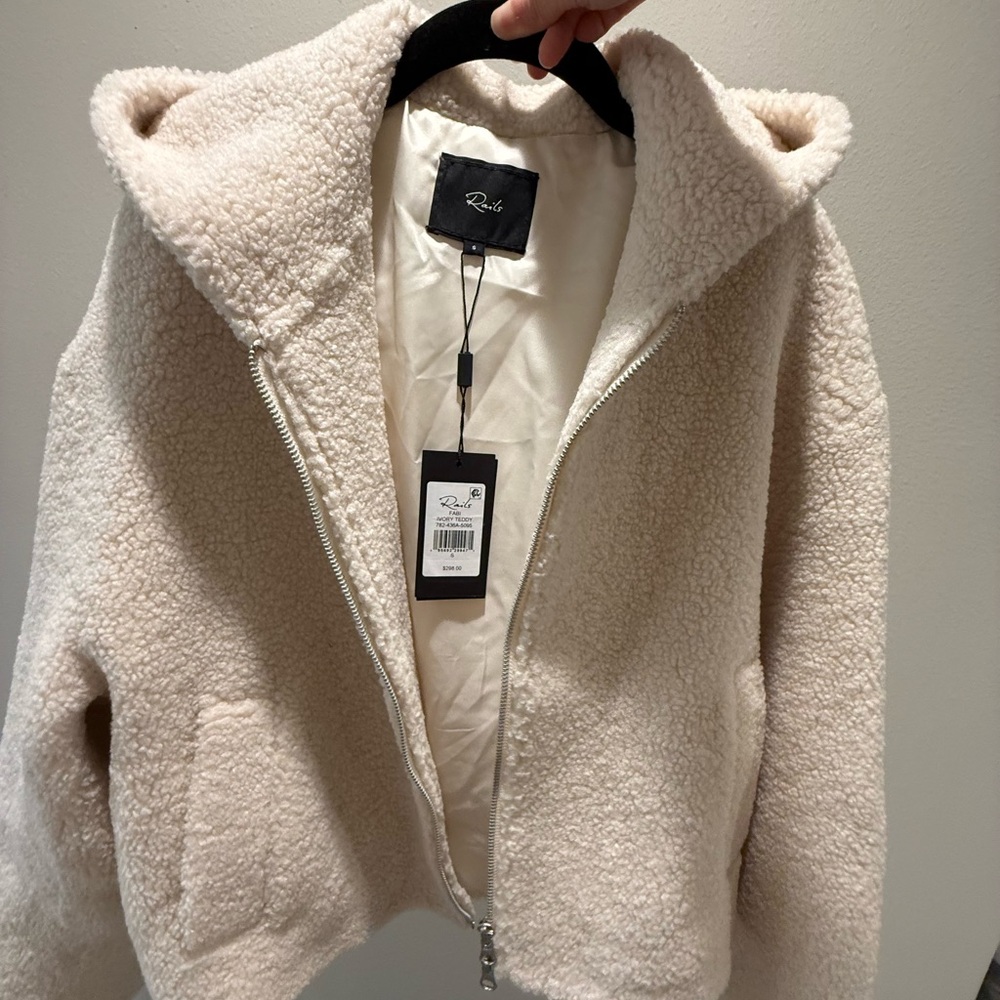 Rails Teddy Jacket, size small